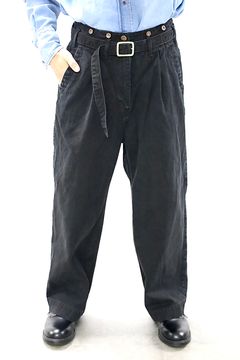 Gurank 26SS CH belted work pantsスタイル2026.3.5.