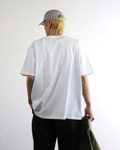 グラフペーパー 24SS Heavy Weight S/S Oversized Tee style 2024.5.10