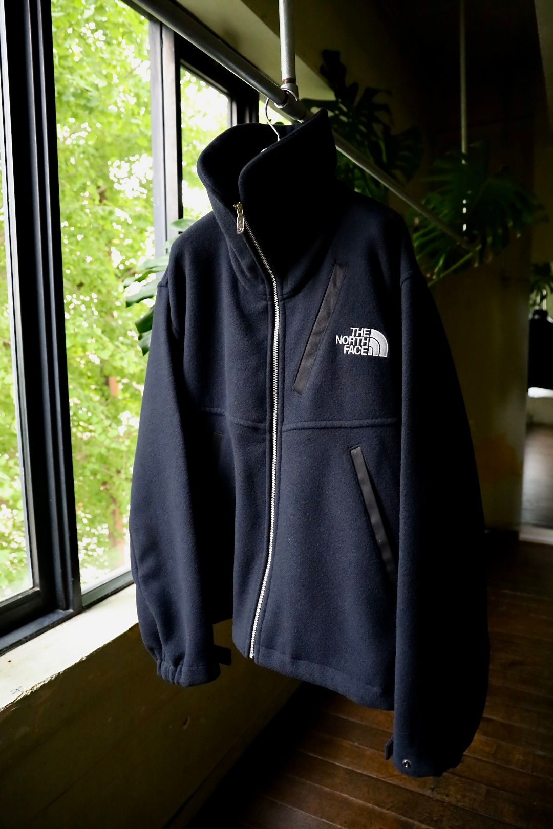アイジュンヤワタナベマン THE NORTH FACE  ウールメルトンジャケット(WN-J917-100)NAVY