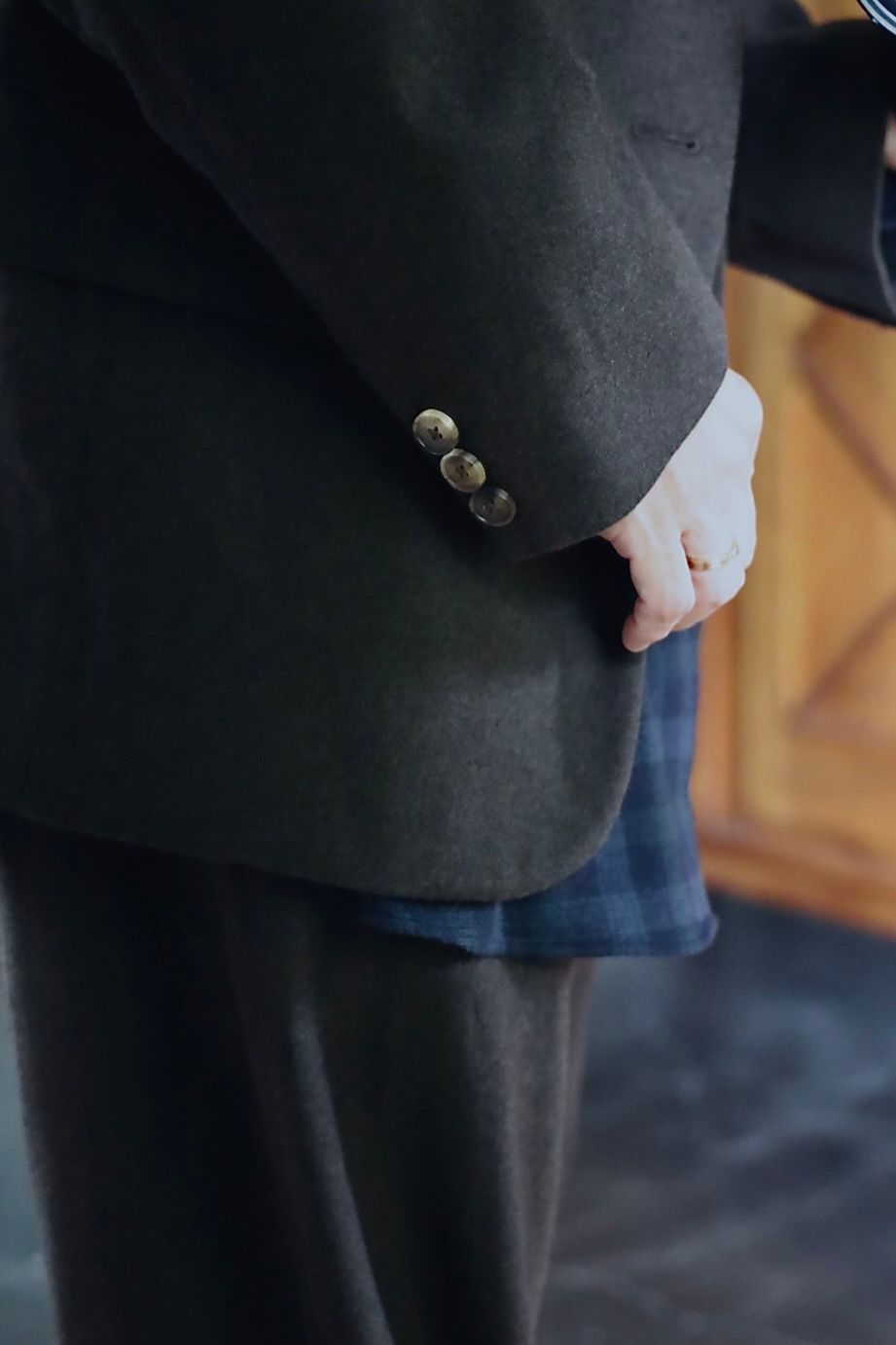 A.PRESSE 2026 STYLE2 Wool Flannel Jacketスタイル