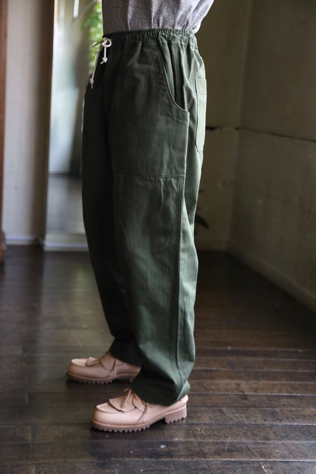 パンツ COMME des GARCONS Comme Des Garçons Homme ベルテッド パンツ | グリーン