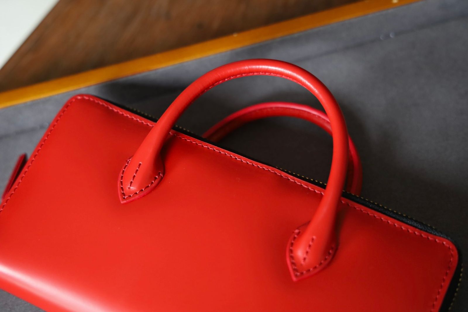 コムデギャルソン 財布 HANDELS BIFOLD ZIP LONG WALLET (8Z-U110-051)RED☆9月27日発売！
