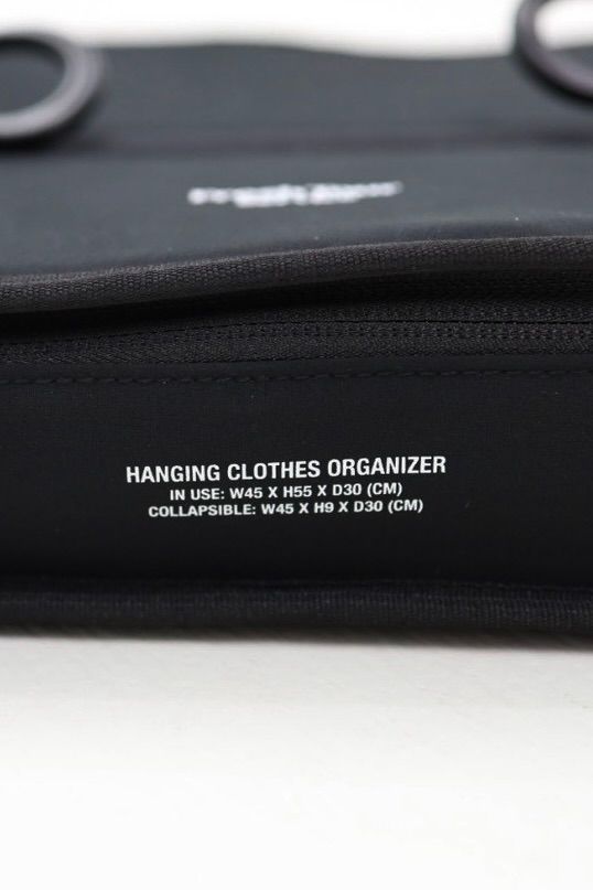 フレッシュサービス HANGING CLOTHES ORGANIZER(FSP253-90068)BLACK
