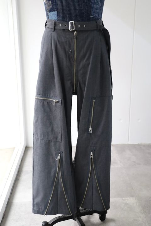 プロダクトトゥエルブ T/W Flight Pants(25AW-PPT02)GREY★9月13日(土)0:00発売！