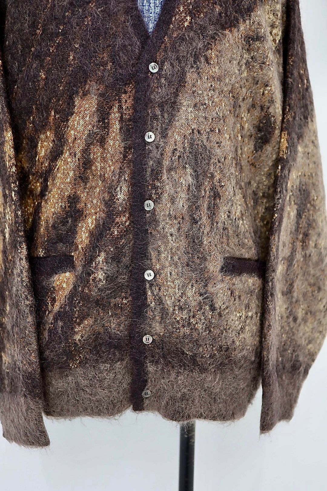 ヨーク  ニット Abstract Jaquard Mohair Cardigan(YK26SS01233S)BROWN☆11月29日(土)発売！