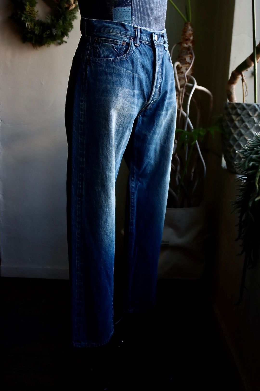 アプレッセ24SS Washed Denim Pants E(24SAP-04-07H)BLEACH