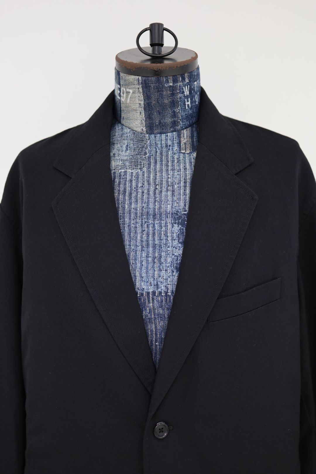グラフペーパー Fulled Wool Twill Oversized Jacket(GM263-20410)BLACK☆9月12日(土)発売！