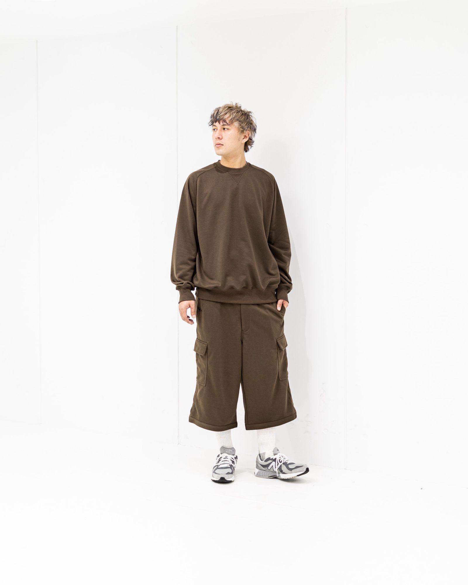 DAIWA PIER39 TECH SWEAT CREW FREEDOM SLEEVE(BROWN INK)1月24日(土)新作発売！