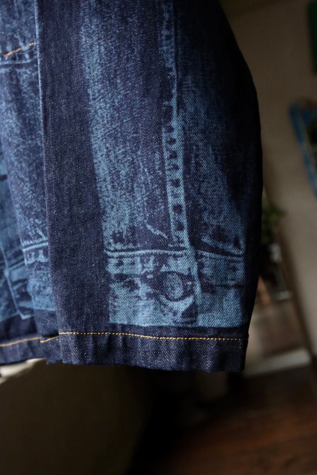 ヨーク23SSデニムシャツ LASER PROCESSED DENIM PULLOVER(YK23SS0469SH)INDIGO