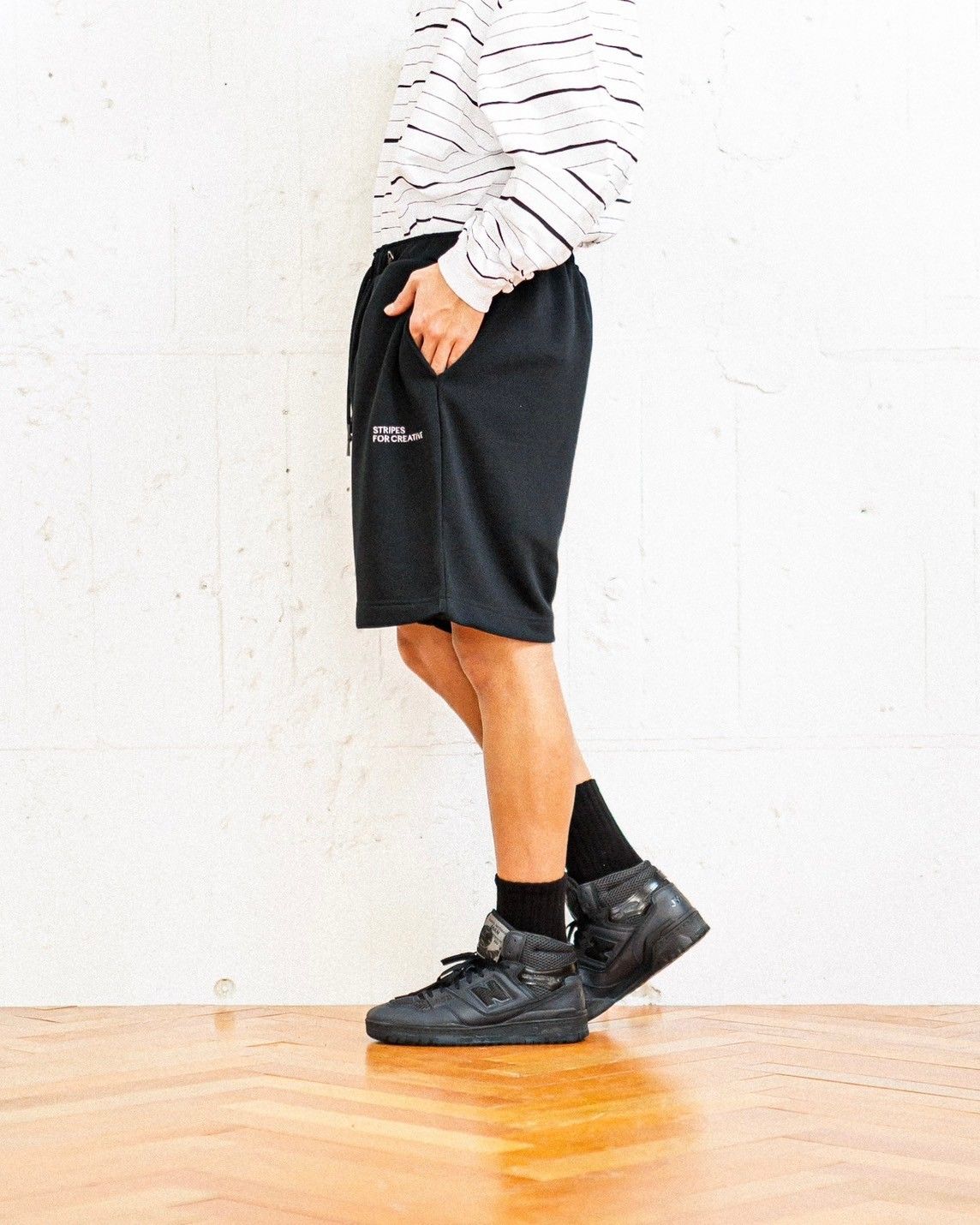 S.F.C 25SS エスエフシー SWEAT BAGGY SHORTS(SFCSSCS05)Black