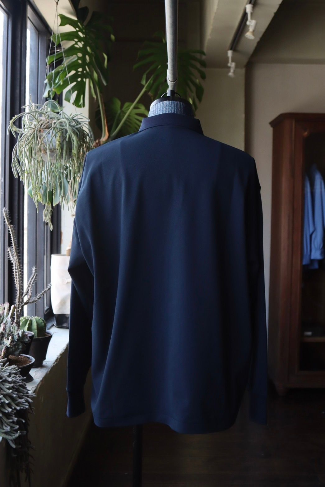 フレッシュサービス24SS DRY PIQUE JERSEY L/S POLO(FSC261-70172B)NAVY☆3月20日(金)新作発売！