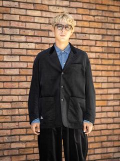 FreshService AIR CORDUROY JACKET (BLACK) MARKスタイル！