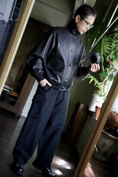 blurhms Lamb Leather Jacketスタイル.2024.8.24.