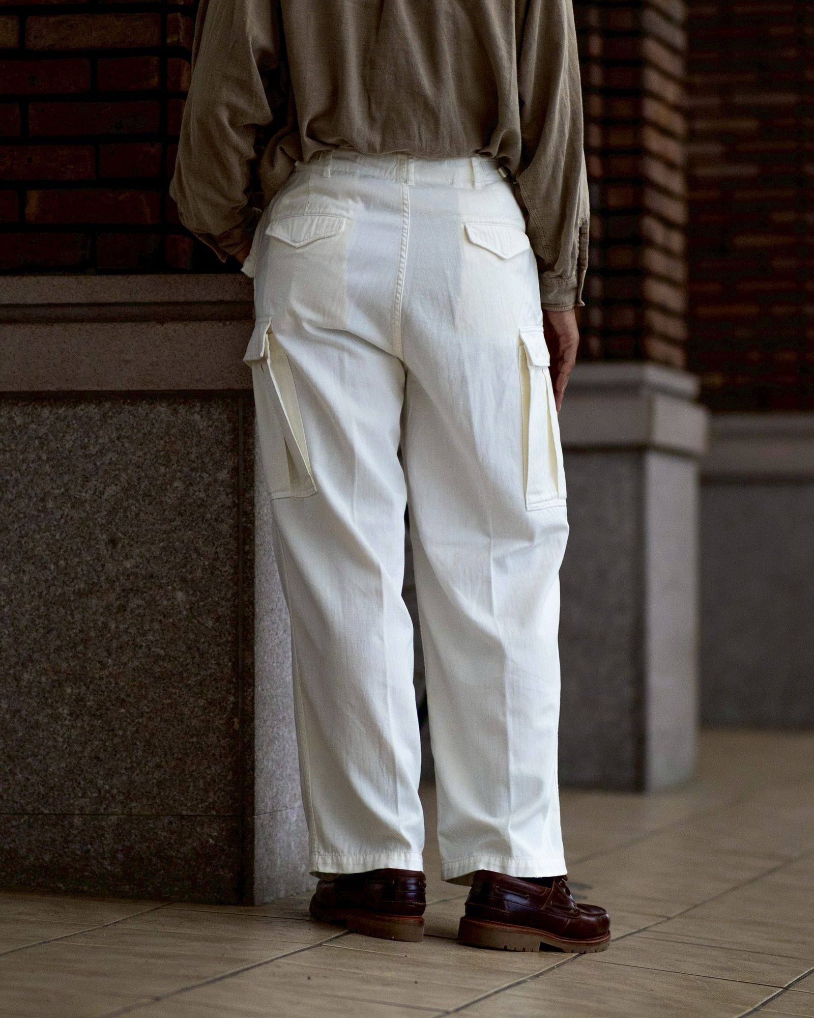 A.PRESSE Vintage Cotton Moleskin Shirt (BEIGE)6月20日(土)新作発売！