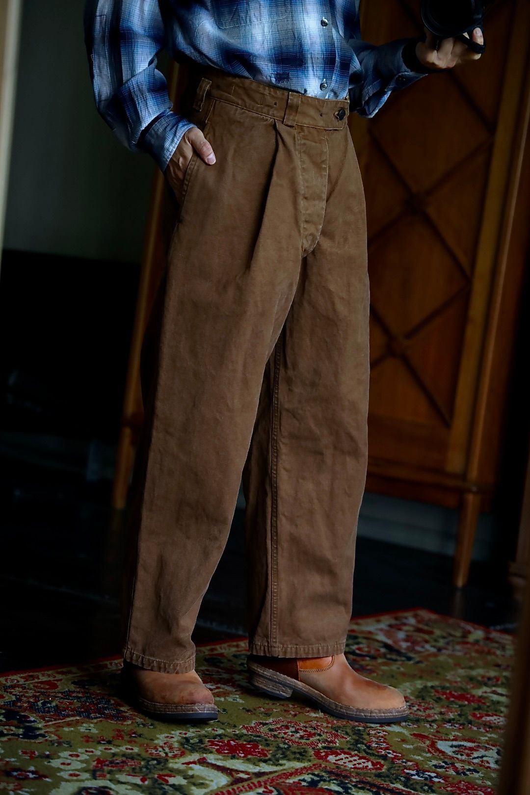 Gurank Railway pants (2554)CAMELスタイル.2025.10.13.