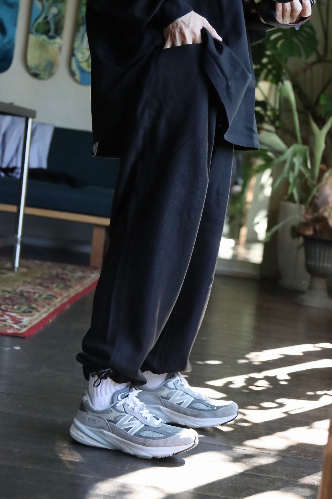 S.F.C 23FW TAILORED SHIRT JACKET"BLACK"スタイル