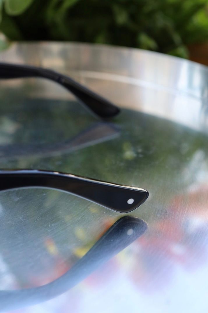 ノチノオプティカル "ONDA " #1.GLOSS BLACK × CLEAR to GREY (調光モデル)