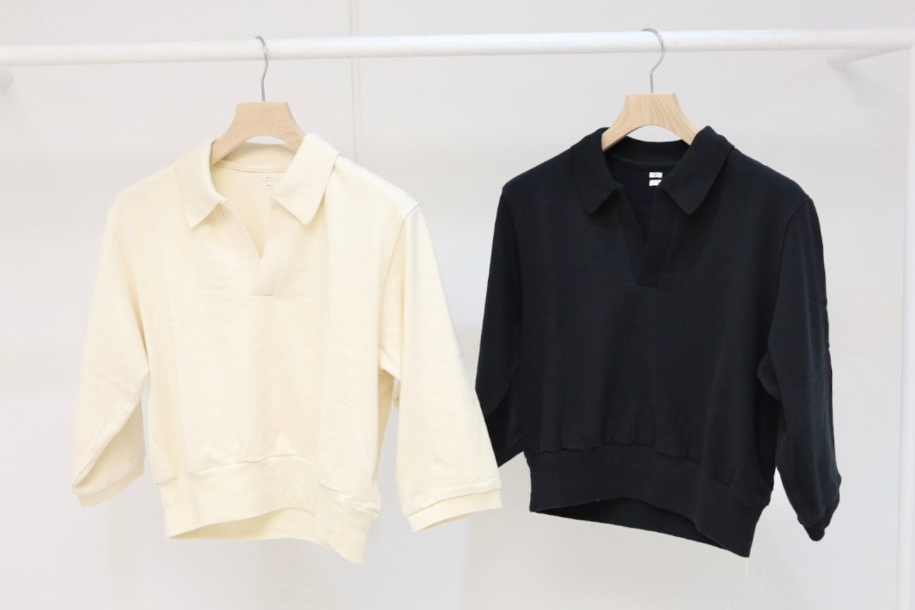 blurhms 26SS Women's Co/Silk Nep Skipper Cropped Sleeve(BHS265029)IVORY☆3月20日(金)新作発売！