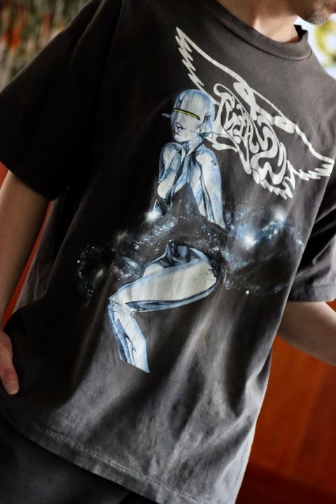 セントマイケル22SS SS TEE SORAYAMA"BLACK".style