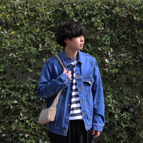 doublet MEMORIAL POLAROID DENIM JACKET(21SS06BL115) style. 2021.03.29.