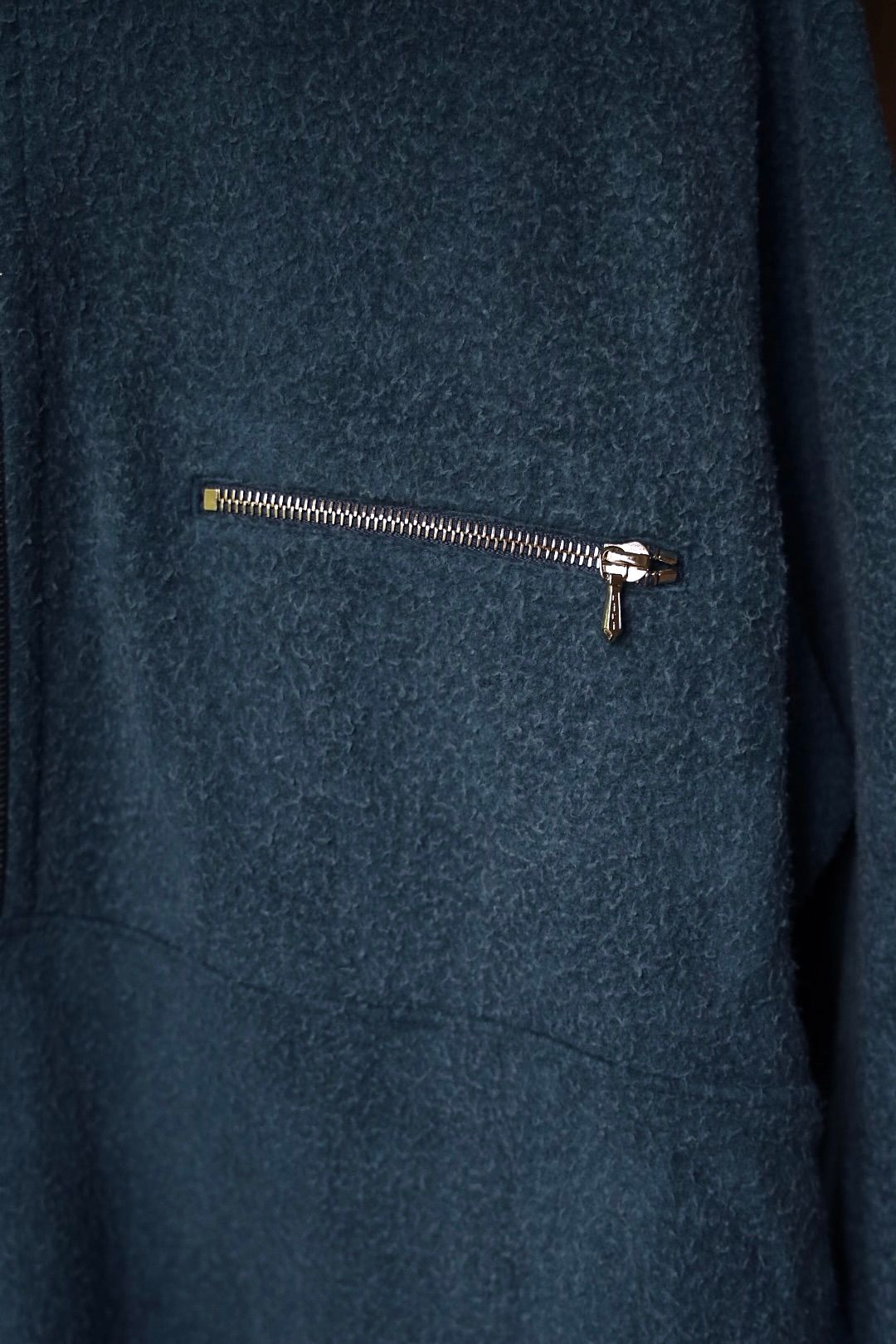 アプレッセ 2026 STYLE2 Vintage Silk Fleece Harf ZIP Jacket(26AAP-01-29)BLUE☆10月17日(土)新作発売！