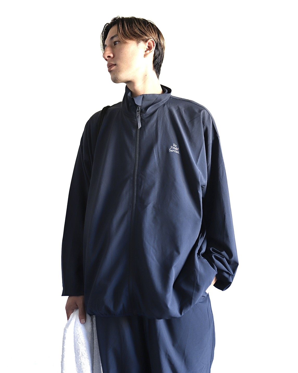 ファッションfreshservice UTILITY PACKABLE SUIT NAVY