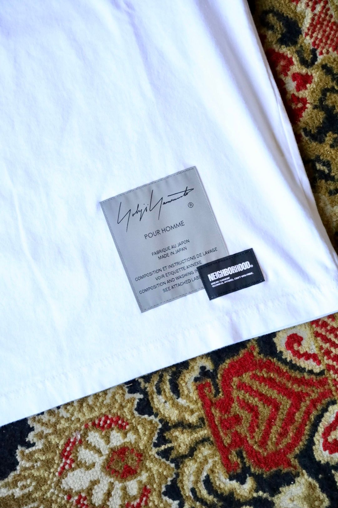 Yohji Yamamoto × NEIGHBORHOOD TEE SS-2(HK-T97-997)WHITE★12月6日(土)発売！