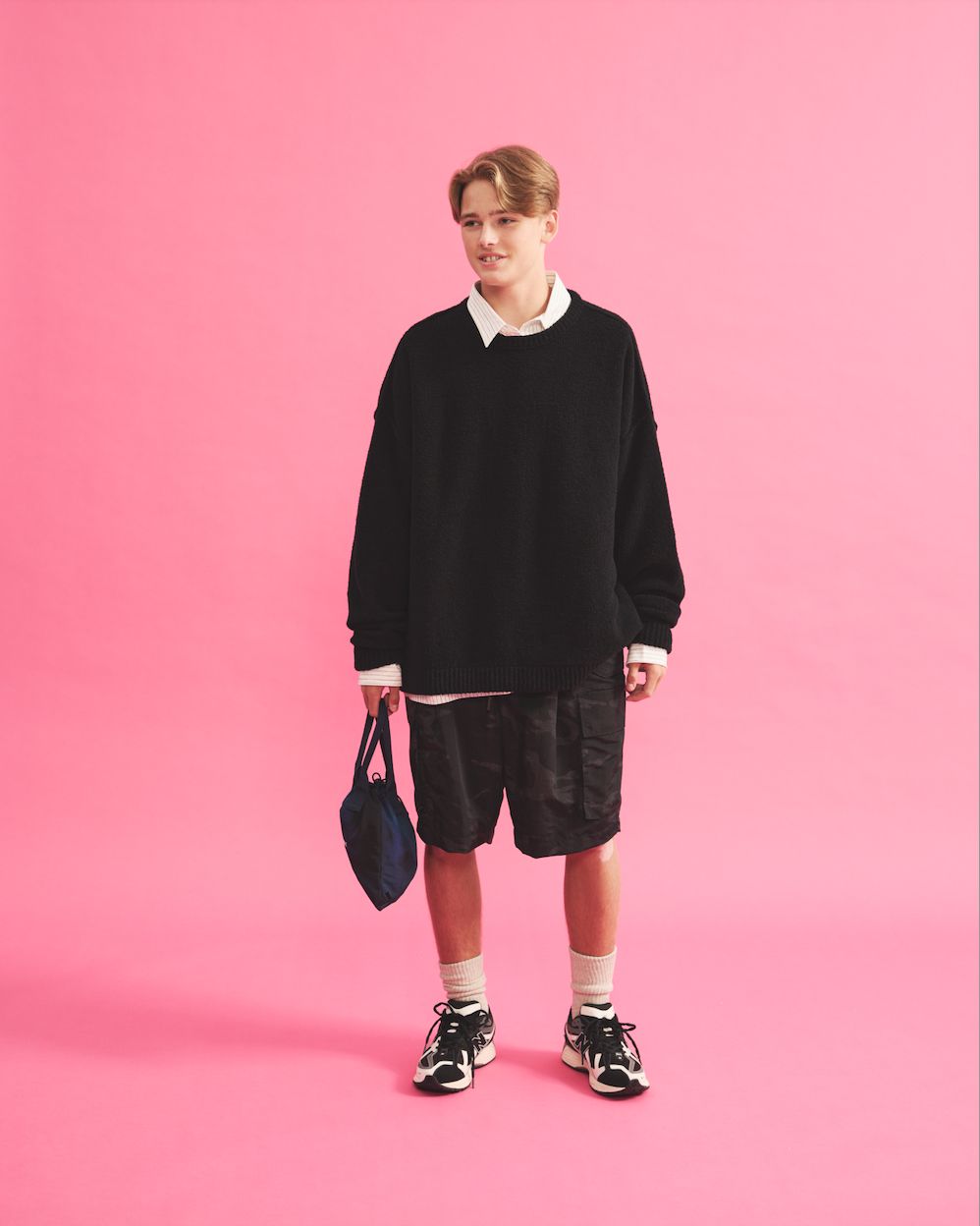 S.F.C 26SS エスエフシーPILE LS CREW(SFCSS26KNO1)Black☆1月24日(土)発売！