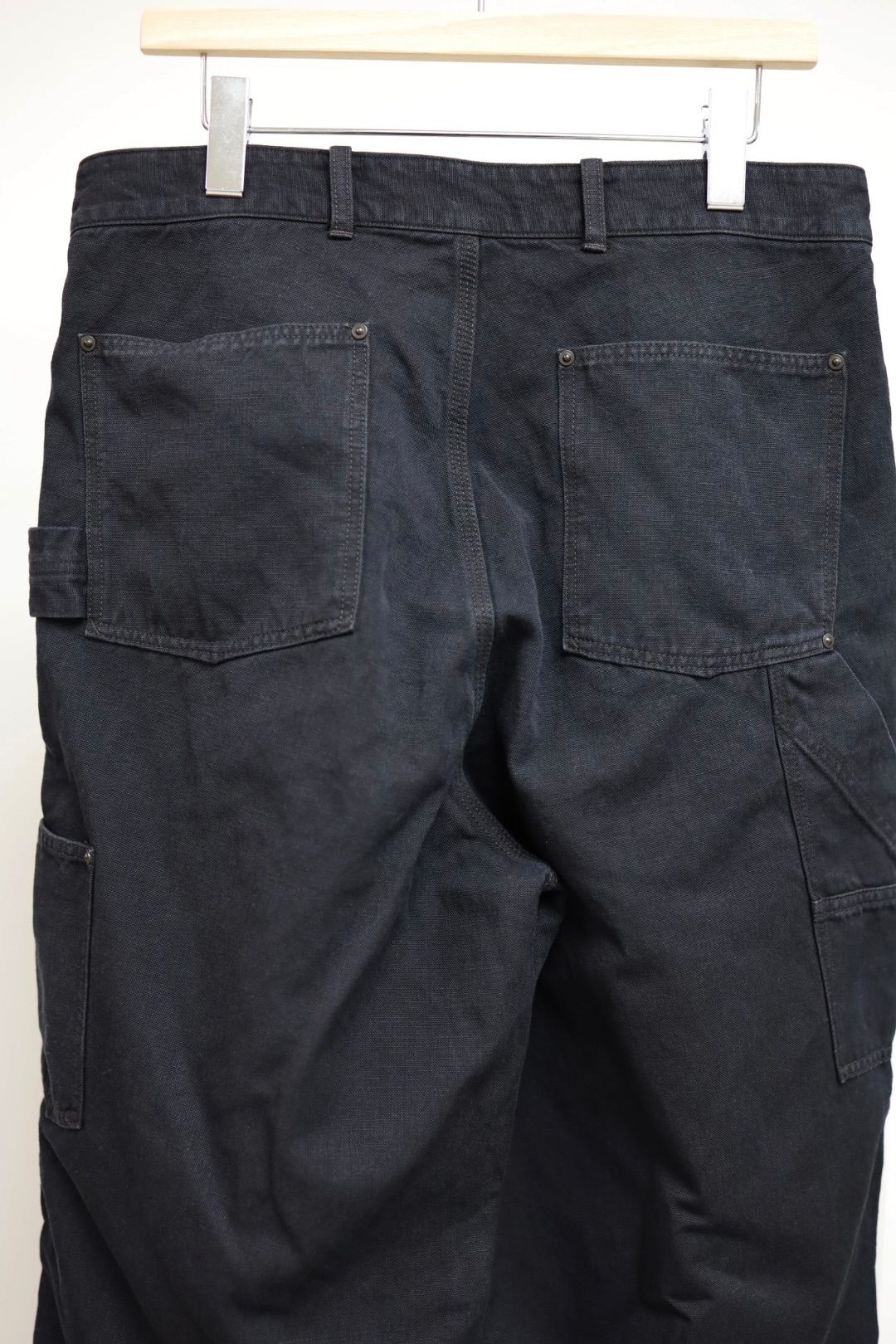 アプレッセ 2026 STYLE1 Vintage Silk Hemp Painter Pants (26SAP-04-07)BLACK☆1月24日(土)発売！
