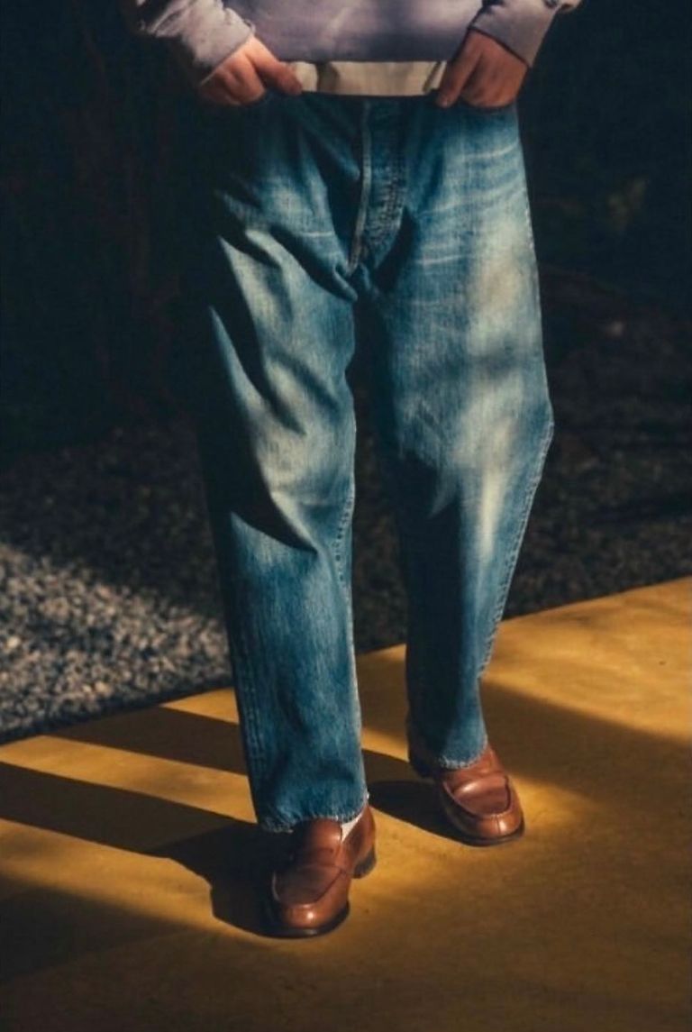 A.PRESSE - アプレッセ22FWデニム Washed Denim Wide Pants(22AAP-04 