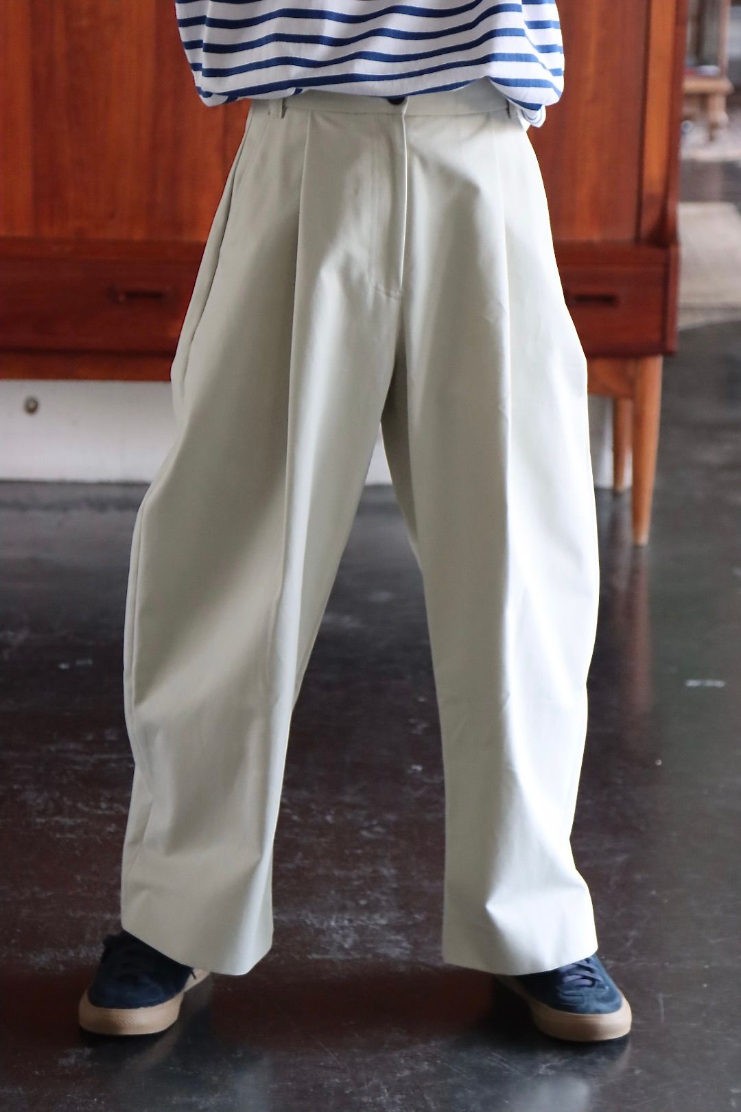 STUDIO NICHOLSON 22SS DEEP PLEAT VOLUME PANTS style.2022.3.9