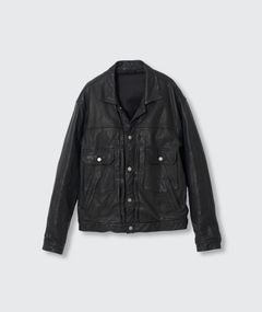 YOKE 26FW Leather Trucker Jacket(YK26FW01305B)Black★8月8日(土)発売！