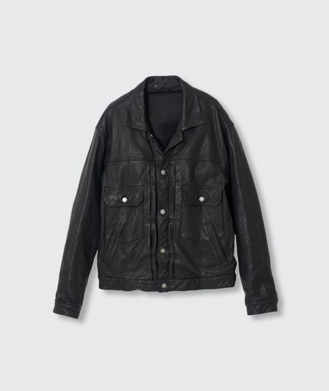 YOKE 26FW Leather Trucker Jacket(YK26FW01305B)Black★8月8日(土)発売！