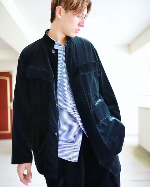blurhms ブラームス 23FW Velvetセットアップスタイル