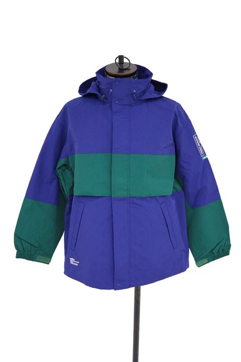 フレッシュサービス NYLON CANVAS SAILING JACKET (FSC261-30254)BLUE x GREEN★2月14日(土)発売