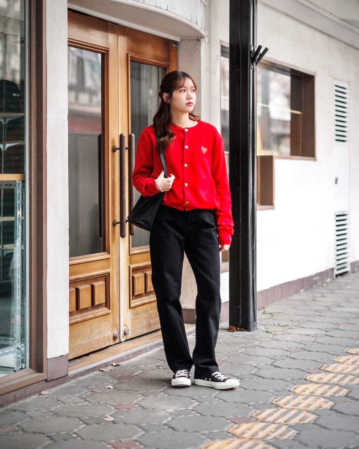 PLAY COMME des GARCONS - プレイコムデギャルソン ROUND NECK