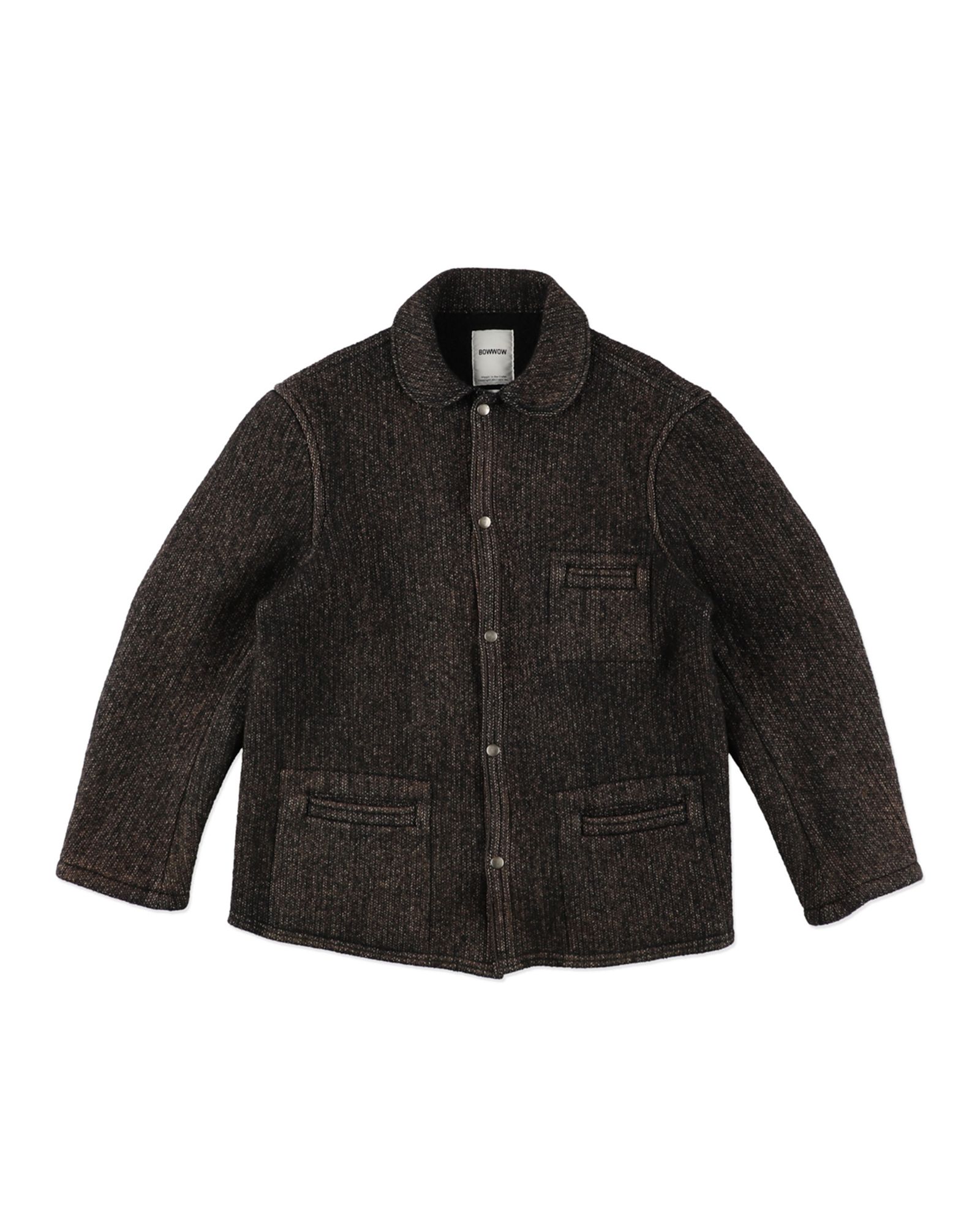 BOW WOW 25FWバウワウ  ジャケットB CLOTH JACKET AGED(BW252-BCJ) AGED MIXED BLACK