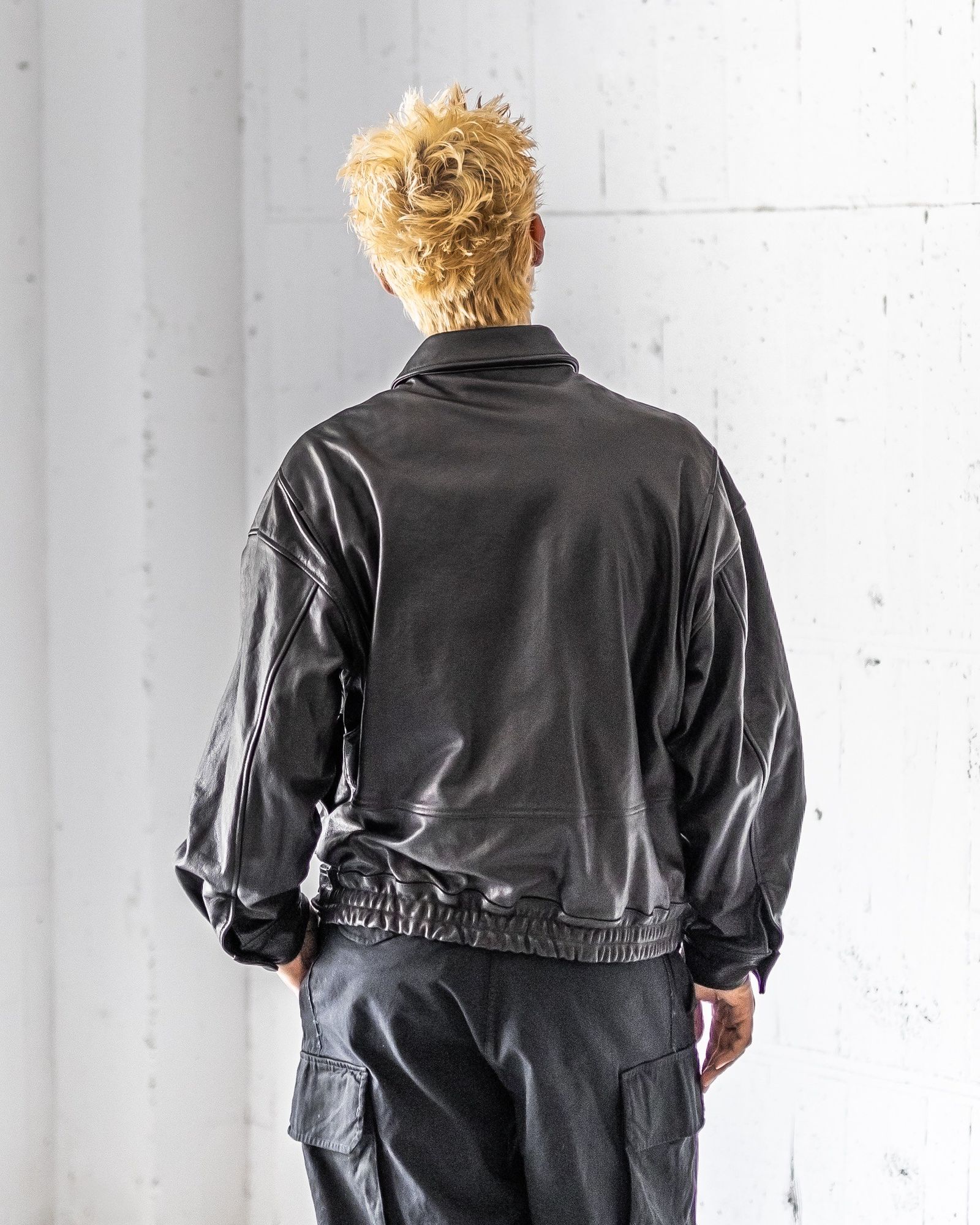 ヨーク 25FW LEATHER FLIGHT JACKET(YK25FW01017B)BLACK☆9月6日(土)発売！
