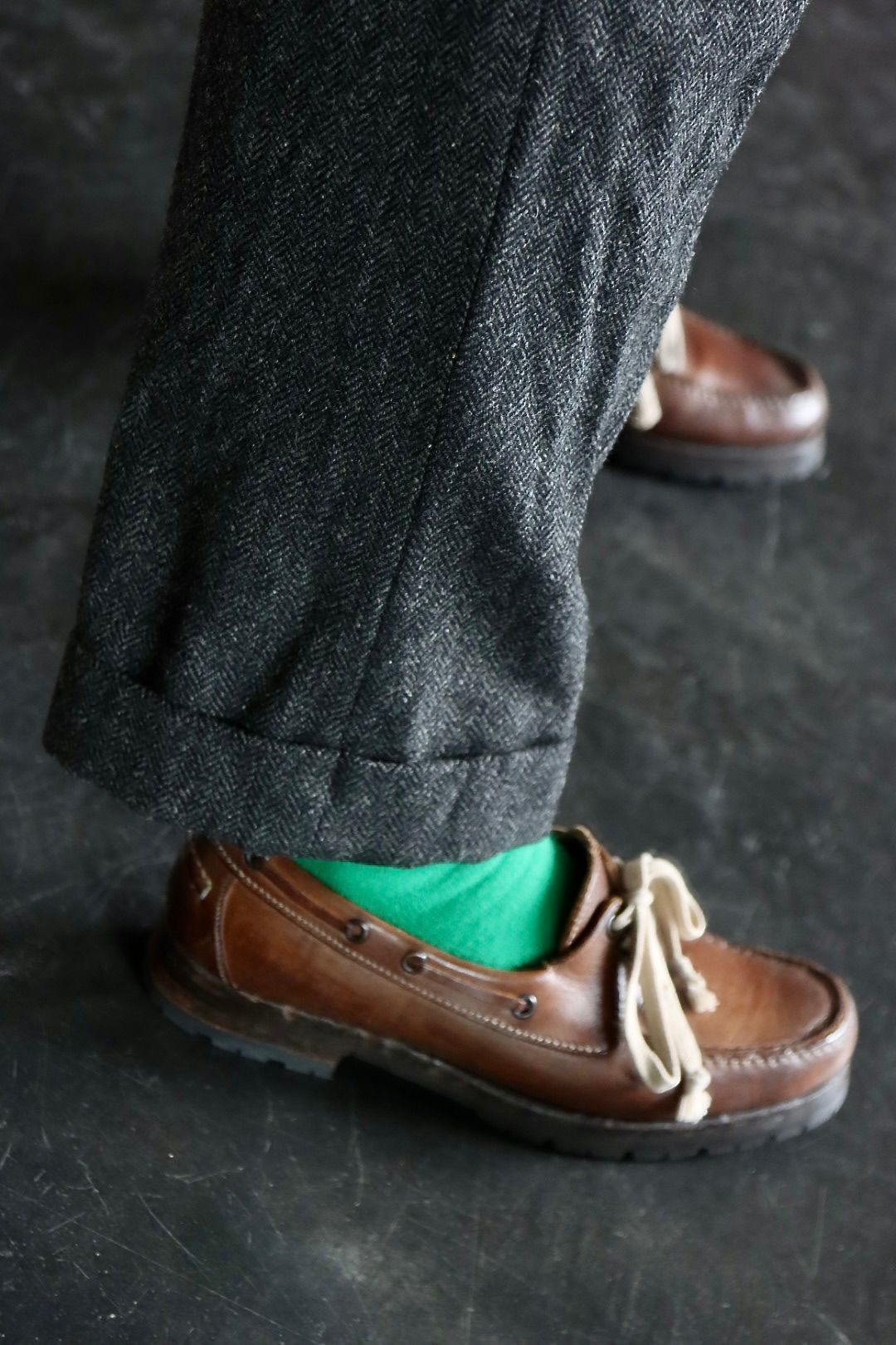 A.PRESSE - アプレッセ Tweed Two Tack Trousers(22AAP-04-11H