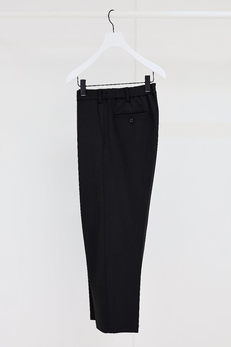 グラフペーパー 25AW SIDOGRAS Melange Ponte Wide Tapered Slacks(GM254-40051)BLACK☆11月29日(土)発売！