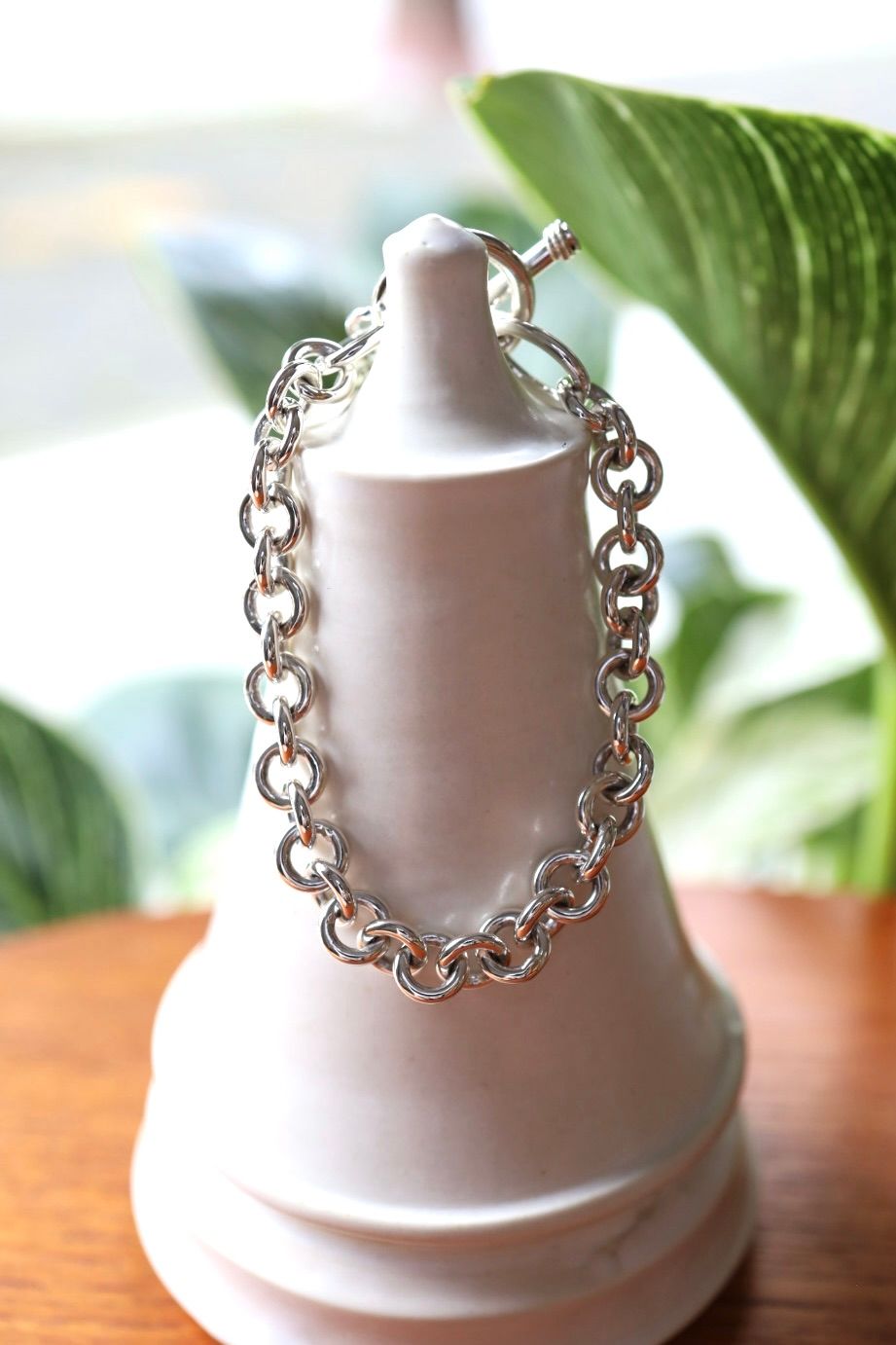 XOLO JEWELRY ブレスレット / Round Link Bracelet -8mm-(XOB023)SILVER925⭐︎新作発売！