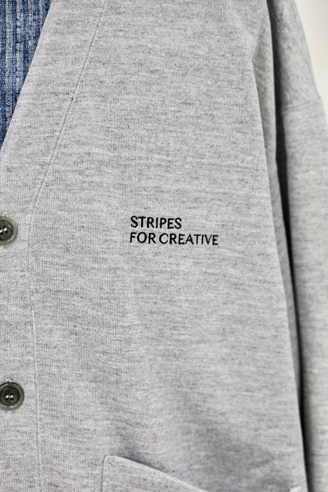 S.F.C 25FW エスエフシー TECH SWEAT CARDIGAN (SFCFW25CS02)Grey M