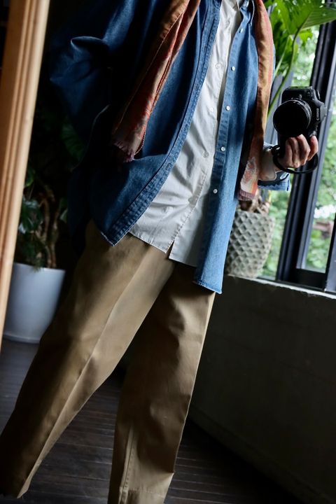 A.PRESSE アプレッセ22FW Vintage US ARMY Chino Trousersスタイル