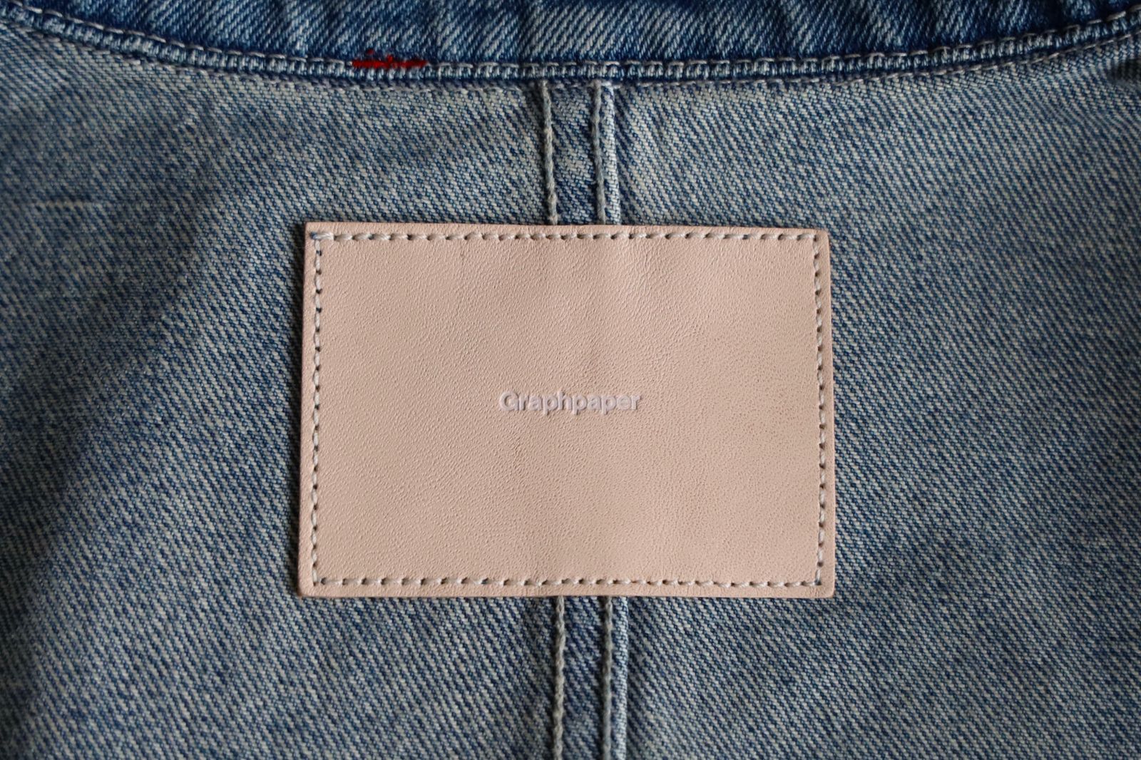 Graphpaper 25SS WOMENS Selvage Denim Zip Jacket(GL251-30191LB)INDIGO_LIGHT FADE☆1月18日(土)発売！