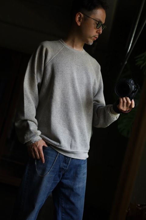 A.PRESSE Vintage Sweatshirtスタイル.2024.9.21.