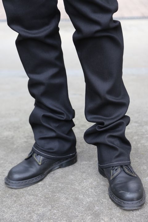 sulvam 2021SS Mens slim denim jacket & Mens boots cut denim pants style.2020.12.19.