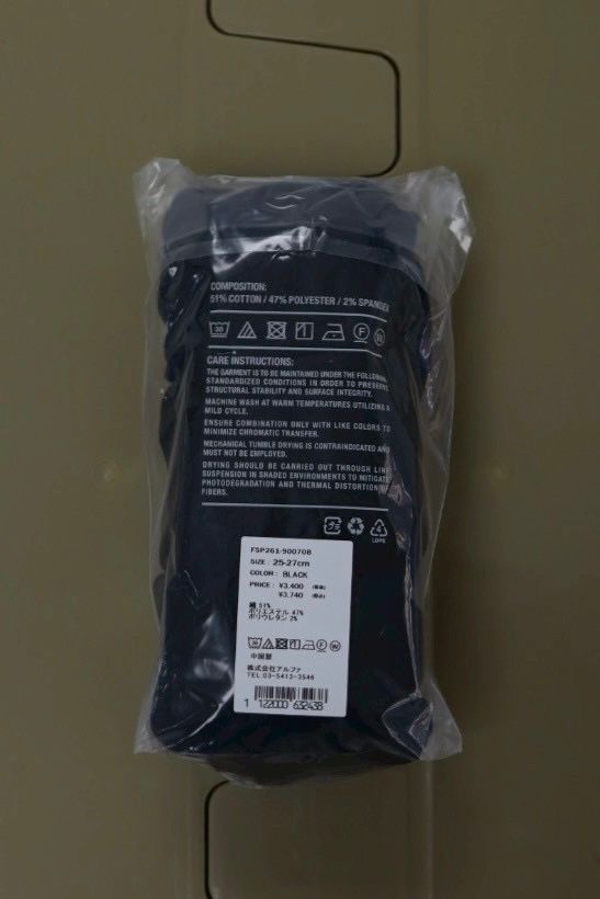 フレッシュサービス 3-PACK TECH SHORT SOCKS(FSP261-90070B)BLACK☆1月17日(土)新作発売！