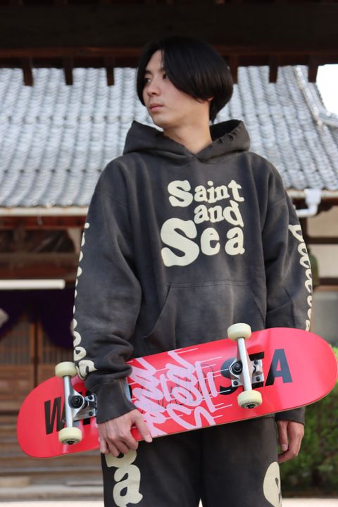 セントマイケル×WIND AND SEA HOODIE(SM-A21-0000-066) style.2021.9.24.