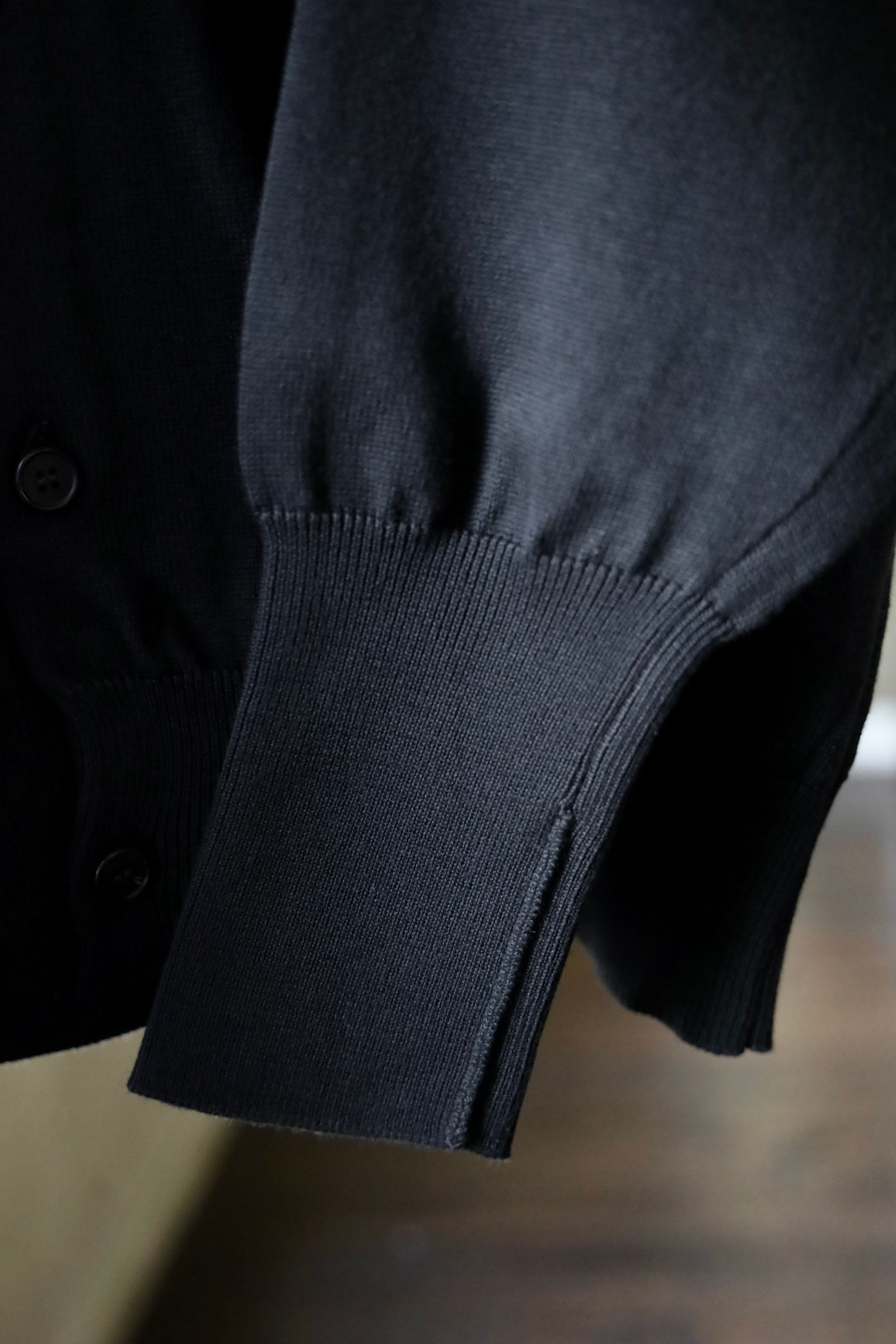 A.PRESSE - アプレッセ Cotton Knit Polo Collar Cardigan(25SAP A.PRESSE - アプレッセ Cotton Knit Polo Collar Cardigan(25SAP