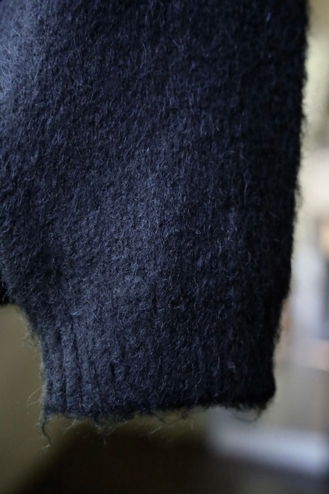 セントマイケル24AW MOHAIR CARDIGAN(SM-YS1-0000-057)BLACK